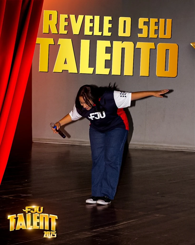 FJU Talent — Visual Identity & Event Design — Reveal your talent — call poster