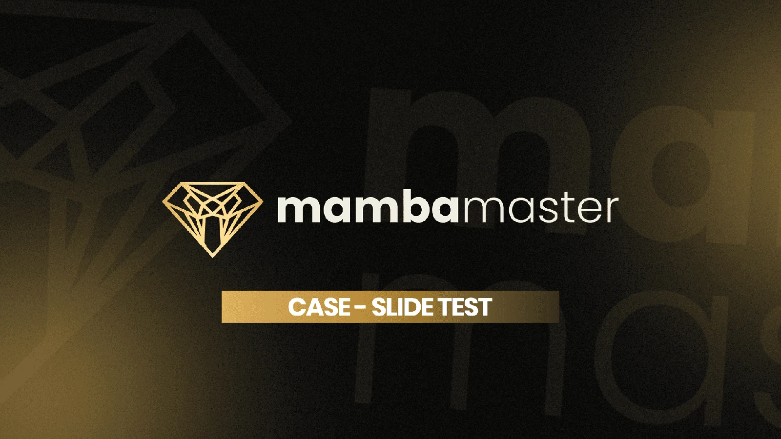 Mamba Master — Sales Strategy Slides (Black Friday)