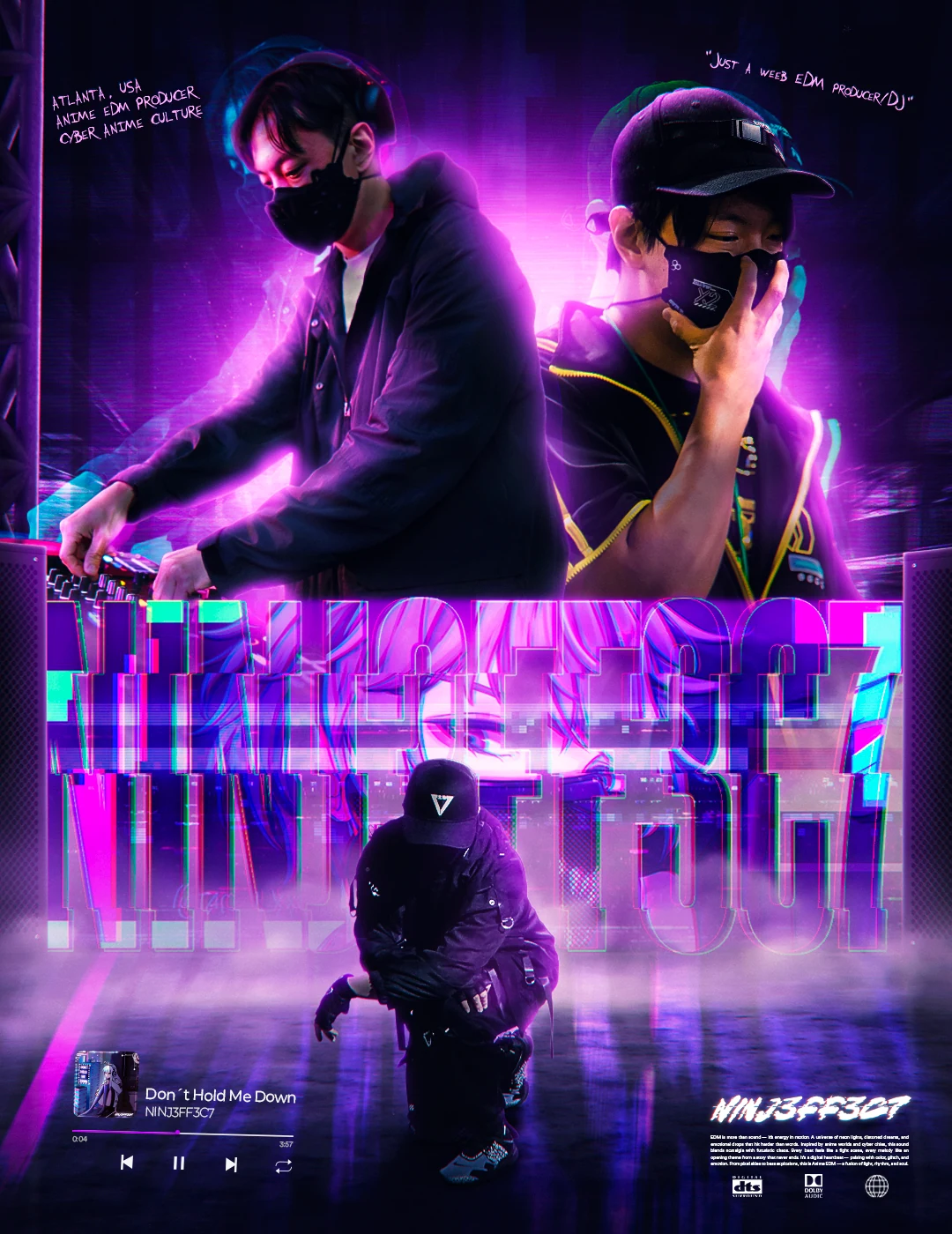 NINJ3FF3C7 EPK — NINJ3FF3C7 — completed vertical EPK poster