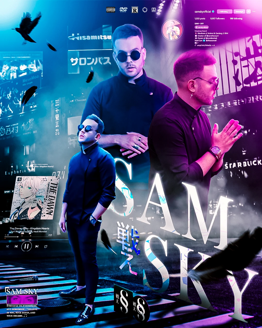SamSky EPK — SamSky — finished vertical poster