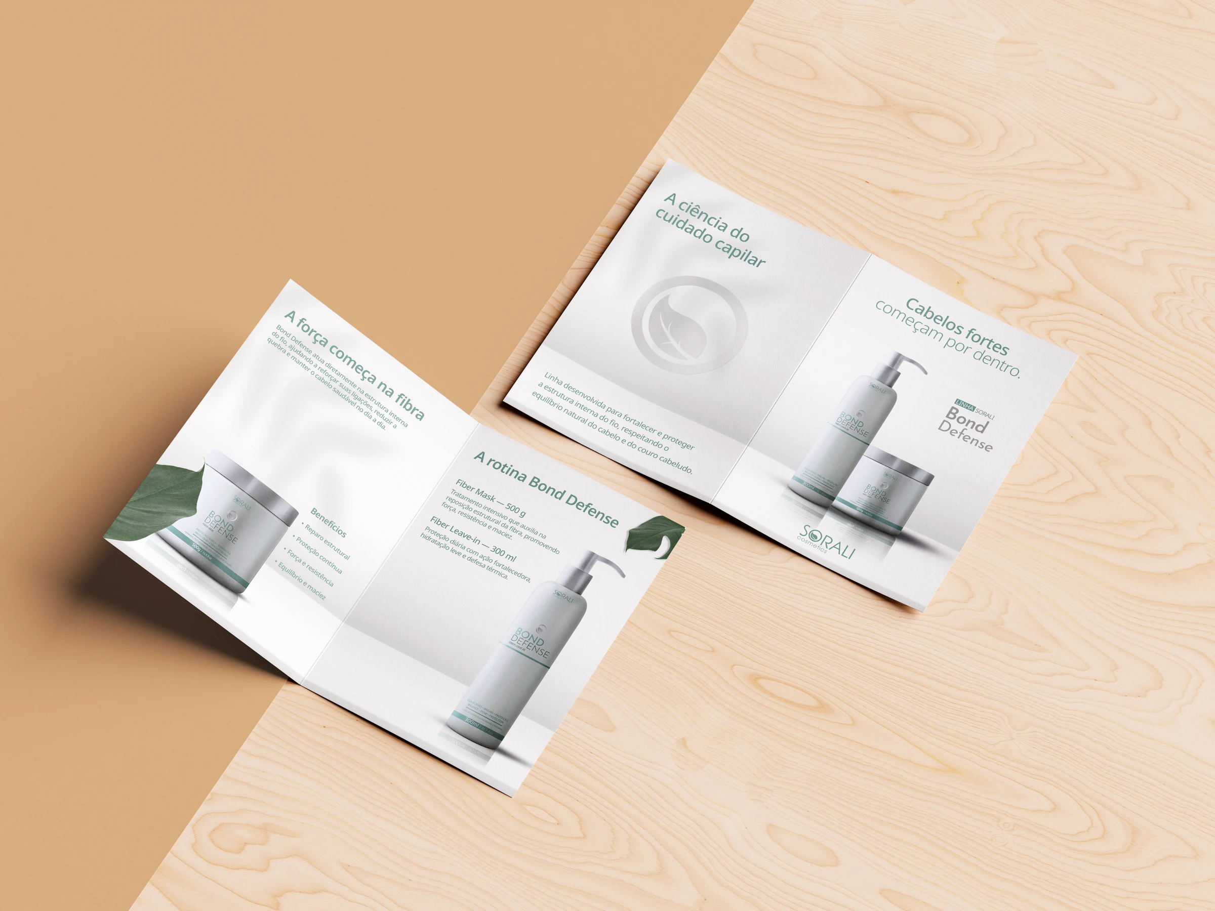 BOND DEFENSE | Branding & Packaging Concept — Printed folder mockup